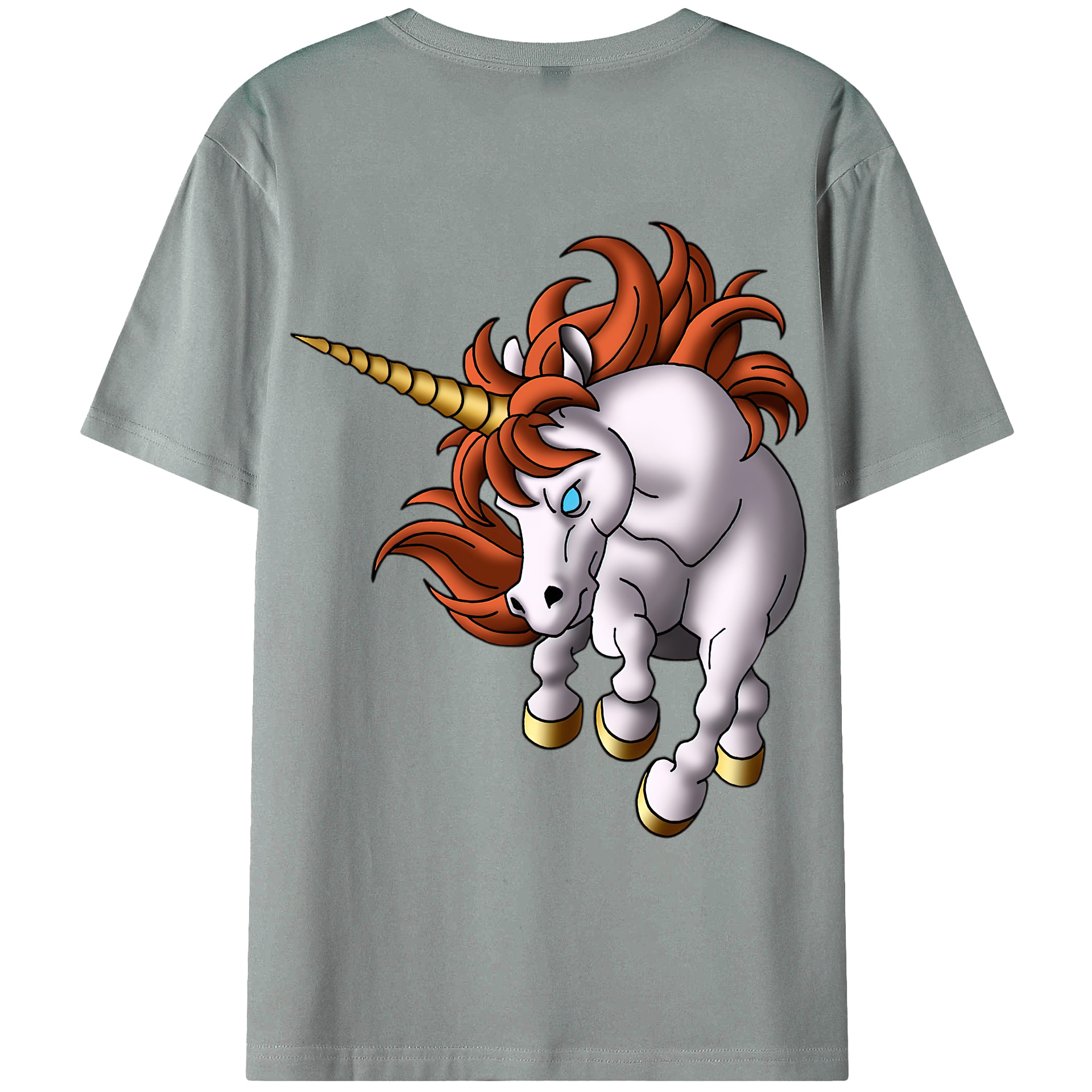 （画像用） ドラゴンクエスト Doragon Kuesuto Dragon Quest 綿100％ メンズ半袖Tシャツ（バックプリント） 通気性